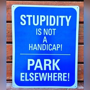 Parking sign *maybe offensive*
